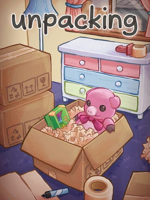 Unpacking game cover art